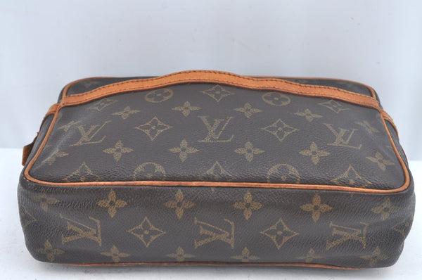Authentic Louis Vuitton Monogram Compiegne 23 Clutch Hand Bag M51847 LV 9265J