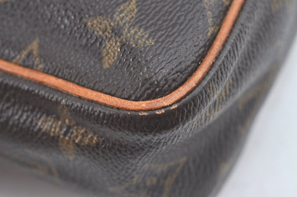 Authentic Louis Vuitton Monogram Compiegne 23 Clutch Hand Bag M51847 LV 9265J