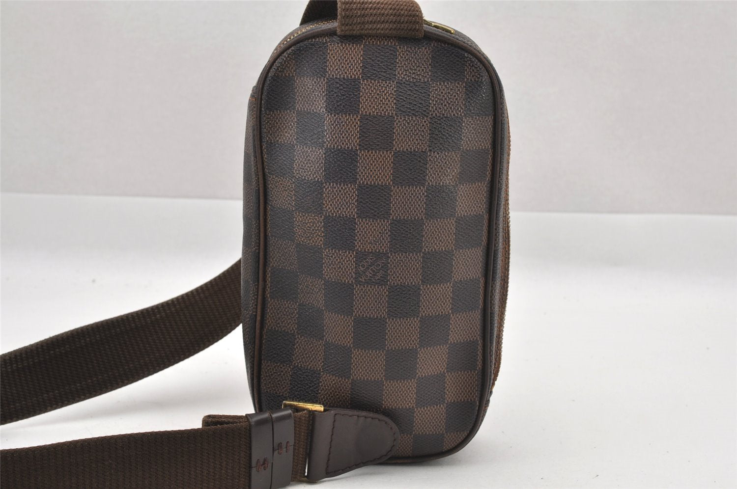 Authentic Louis Vuitton Damier Pochette Gange Waist Bag N48048 SP Order LV 9268I