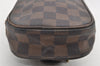 Authentic Louis Vuitton Damier Pochette Gange Waist Bag N48048 SP Order LV 9268I