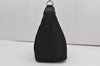 Authentic GUCCI Bamboo Shoulder Hand Bag Purse Nylon Leather Black 9269I