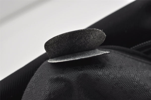 Authentic GUCCI Bamboo Shoulder Hand Bag Purse Nylon Leather Black 9269I