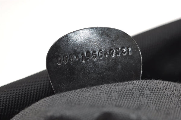 Authentic GUCCI Bamboo Shoulder Hand Bag Purse Nylon Leather Black 9269I