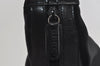 Authentic GUCCI Bamboo Shoulder Hand Bag Purse Nylon Leather Black 9270I