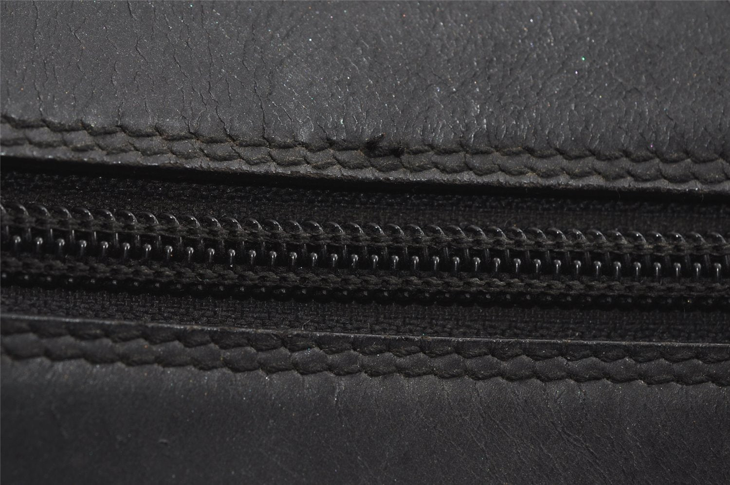 Authentic GUCCI Bamboo Shoulder Hand Bag Purse Nylon Leather Black 9270I