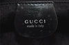 Authentic GUCCI Bamboo Shoulder Hand Bag Purse Nylon Leather Black 9270I