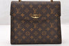 Authentic Louis Vuitton Monogram Malesherbes Hand Bag Purse M51379 LV 9272I