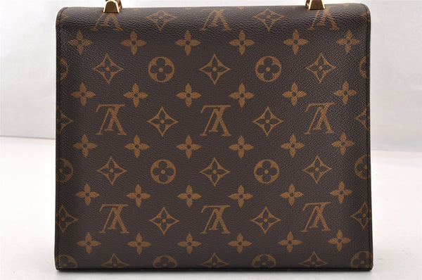 Authentic Louis Vuitton Monogram Malesherbes Hand Bag Purse M51379 LV 9272I