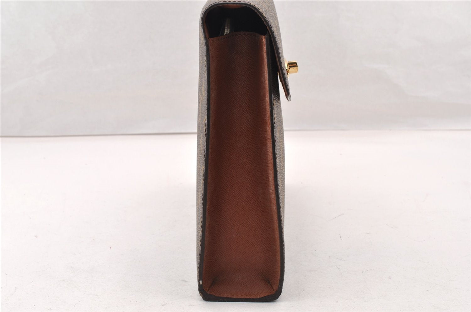 Authentic Louis Vuitton Monogram Malesherbes Hand Bag Purse M51379 LV 9272I