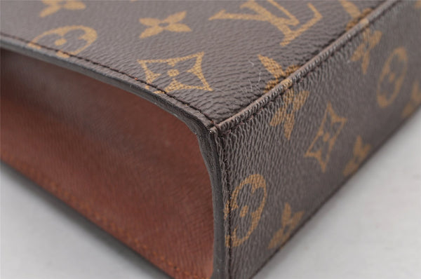 Authentic Louis Vuitton Monogram Malesherbes Hand Bag Purse M51379 LV 9272I