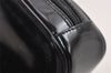 Authentic GUCCI Interlocking G Clutch Hand Bag Purse Enamel Black Junk 9272J