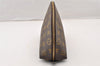 Authentic Louis Vuitton Monogram Trousse Demi Ronde 23 Pouch M47520 Junk 9273I