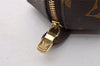 Authentic Louis Vuitton Monogram Trousse Demi Ronde 23 Pouch M47520 Junk 9273I