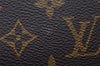 Authentic Louis Vuitton Monogram Trousse Demi Ronde 23 Pouch M47520 Junk 9273I