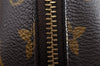 Authentic Louis Vuitton Monogram Trousse Demi Ronde 23 Pouch M47520 Junk 9273I