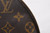 Authentic Louis Vuitton Monogram Trousse Demi Ronde 23 Pouch M47520 Junk 9273I