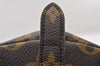 Authentic Louis Vuitton Monogram Trousse Demi Ronde 23 Pouch M47520 Junk 9273I
