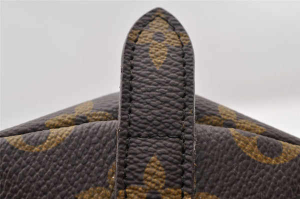 Authentic Louis Vuitton Monogram Trousse Demi Ronde 23 Pouch M47520 Junk 9273I