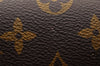 Authentic Louis Vuitton Monogram Trousse Demi Ronde 23 Pouch M47520 Junk 9273I