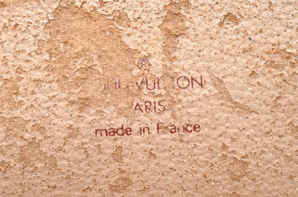 Authentic Louis Vuitton Monogram Trousse Demi Ronde 23 Pouch M47520 Junk 9273I