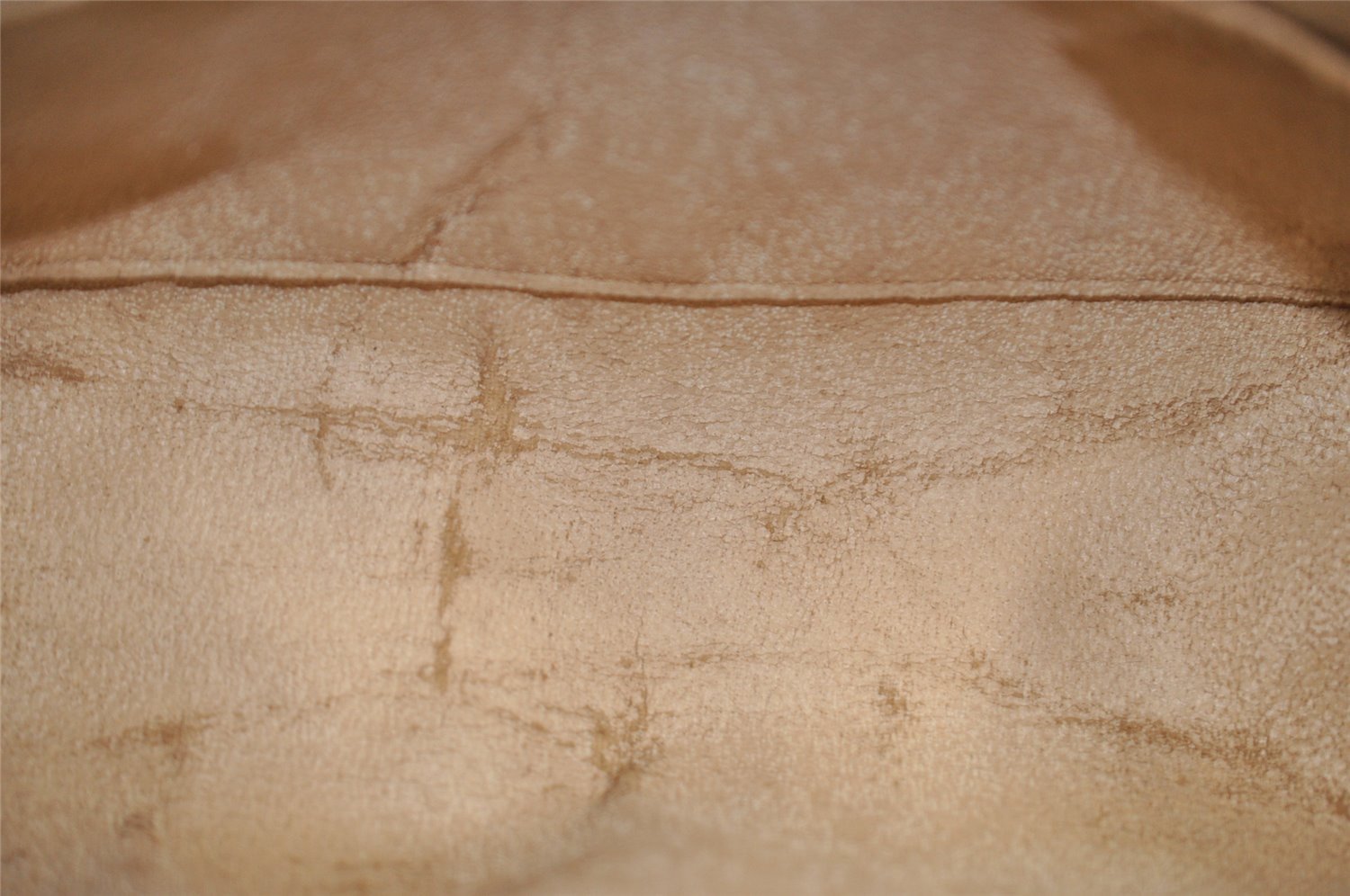 Authentic Louis Vuitton Monogram Trousse Demi Ronde 23 Pouch M47520 Junk 9273I