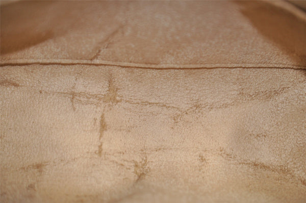 Authentic Louis Vuitton Monogram Trousse Demi Ronde 23 Pouch M47520 Junk 9273I