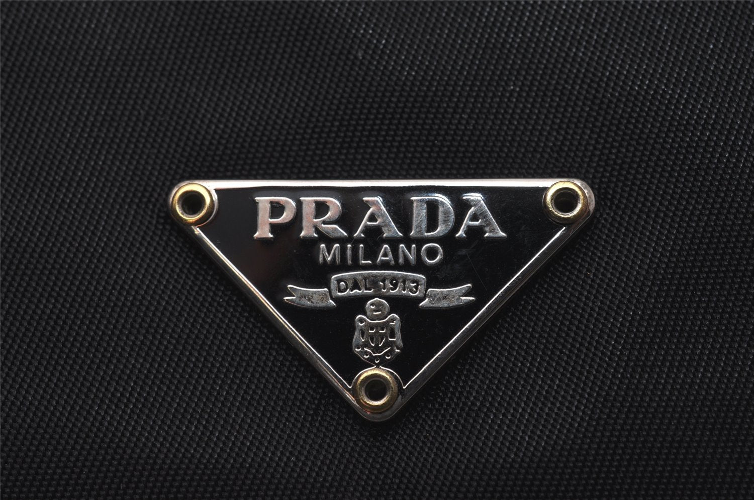 Authentic PRADA Vintage Nylon Leather Long Wallet Purse Black 9274I