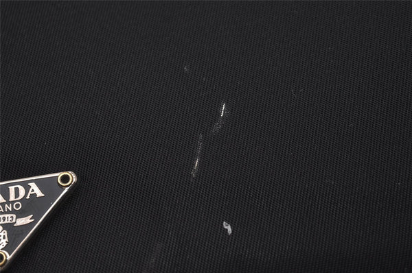 Authentic PRADA Vintage Nylon Leather Long Wallet Purse Black 9274I