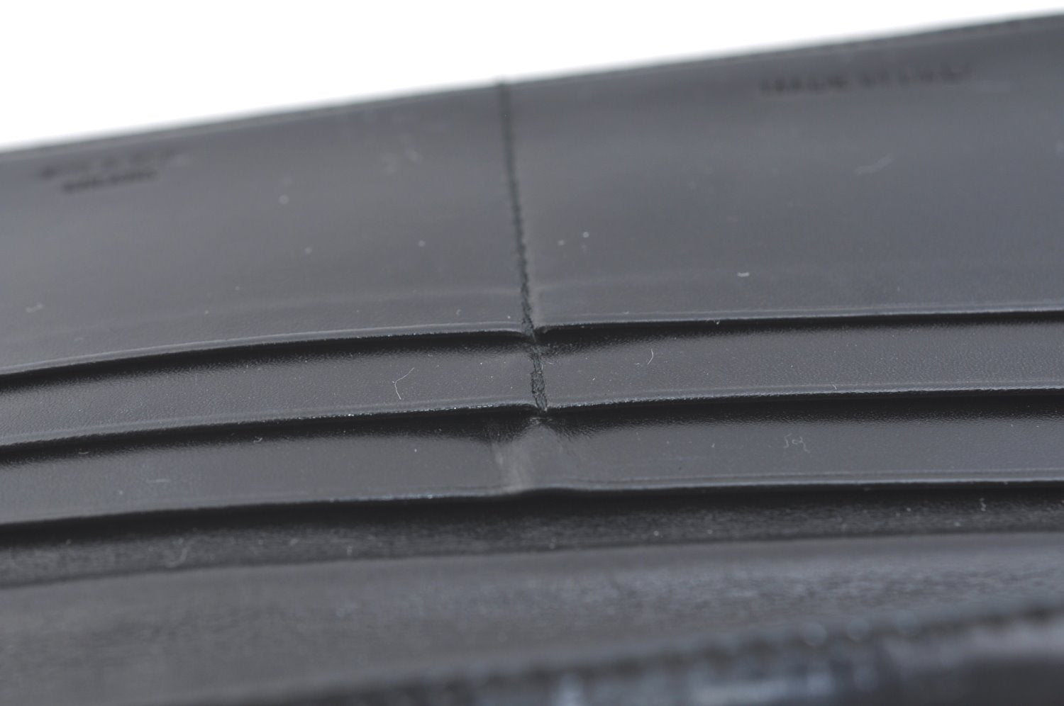 Authentic PRADA Vintage Nylon Leather Long Wallet Purse Black 9274I