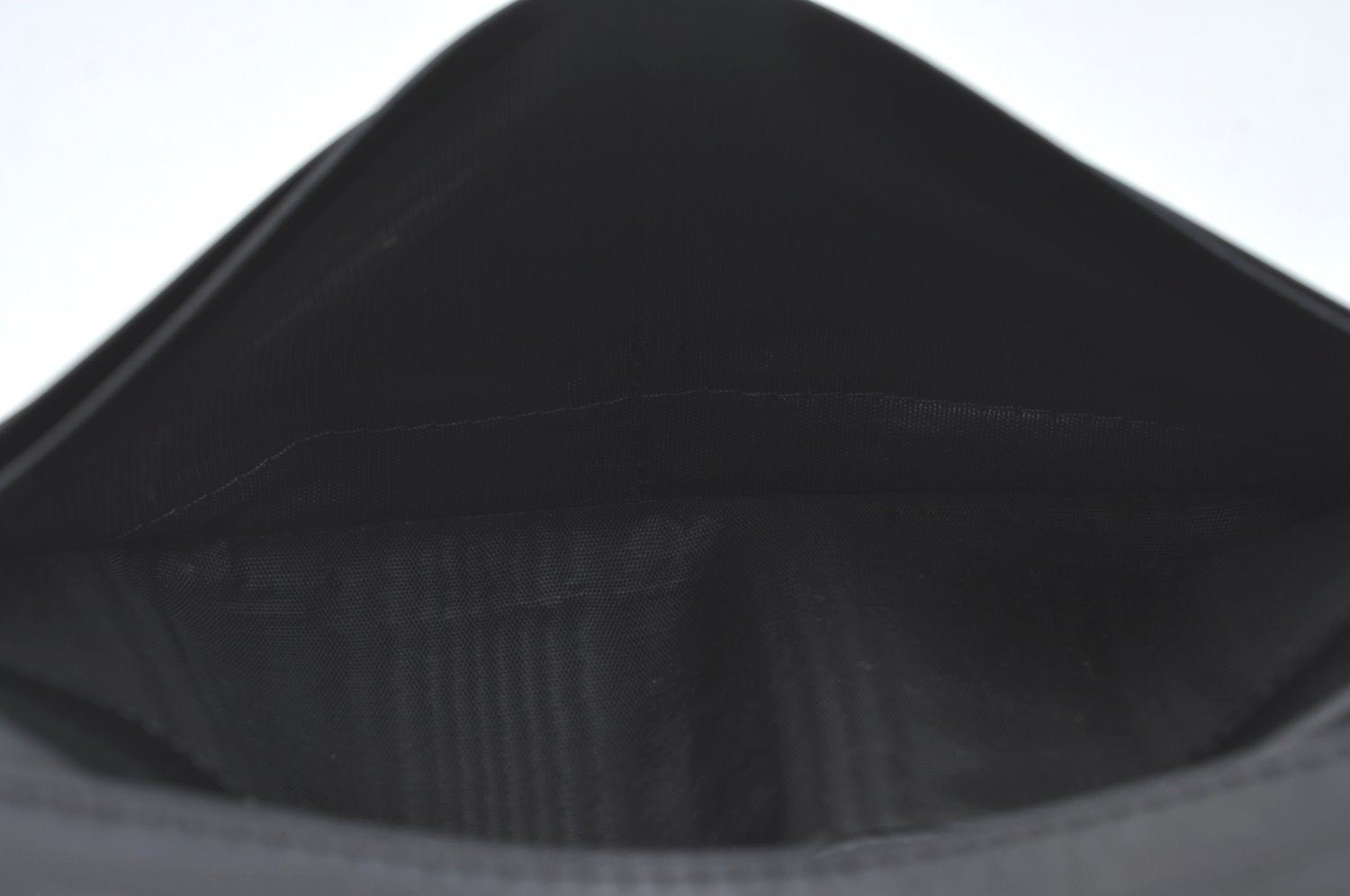 Authentic PRADA Vintage Nylon Leather Long Wallet Purse Black 9274I