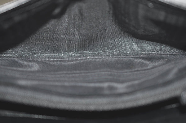 Authentic PRADA Vintage Nylon Leather Long Wallet Purse Black 9274I