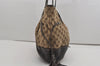 Authentic GUCCI Tribeca Tassel Tote Bag GG Canvas Leather 211954 Brown 9276I