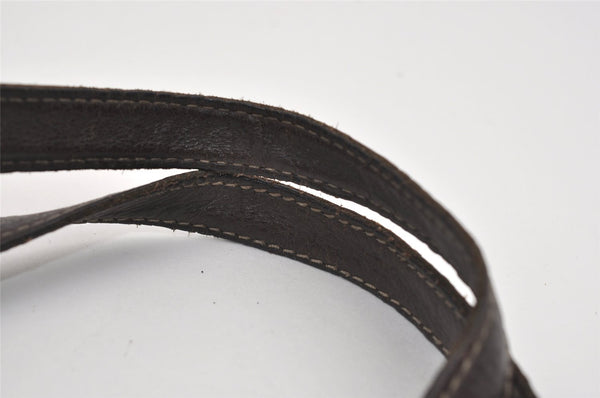 Authentic GUCCI Tribeca Tassel Tote Bag GG Canvas Leather 211954 Brown 9276I