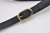 Authentic GUCCI Sherry Line Shoulder Cross Bag GG PVC Leather Navy Junk 9277I
