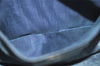 Authentic GUCCI Sherry Line Shoulder Cross Bag GG PVC Leather Navy Junk 9277I