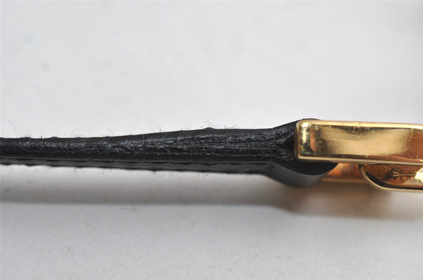 Authentic GUCCI Animalier Tiger Shoulder Bag Suede Leather 0014113 Black 9278I