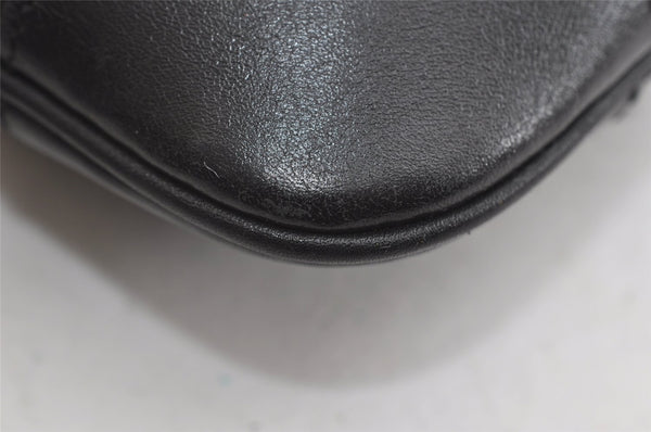 Authentic GUCCI Animalier Tiger Shoulder Bag Suede Leather 0014113 Black 9278I