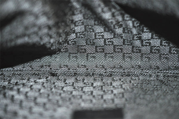 Authentic GUCCI Animalier Tiger Shoulder Bag Suede Leather 0014113 Black 9278I