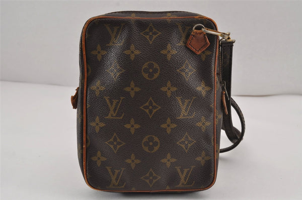 Authentic Louis Vuitton Monogram Danube Shoulder Cross Bag Old Model LV 9278J