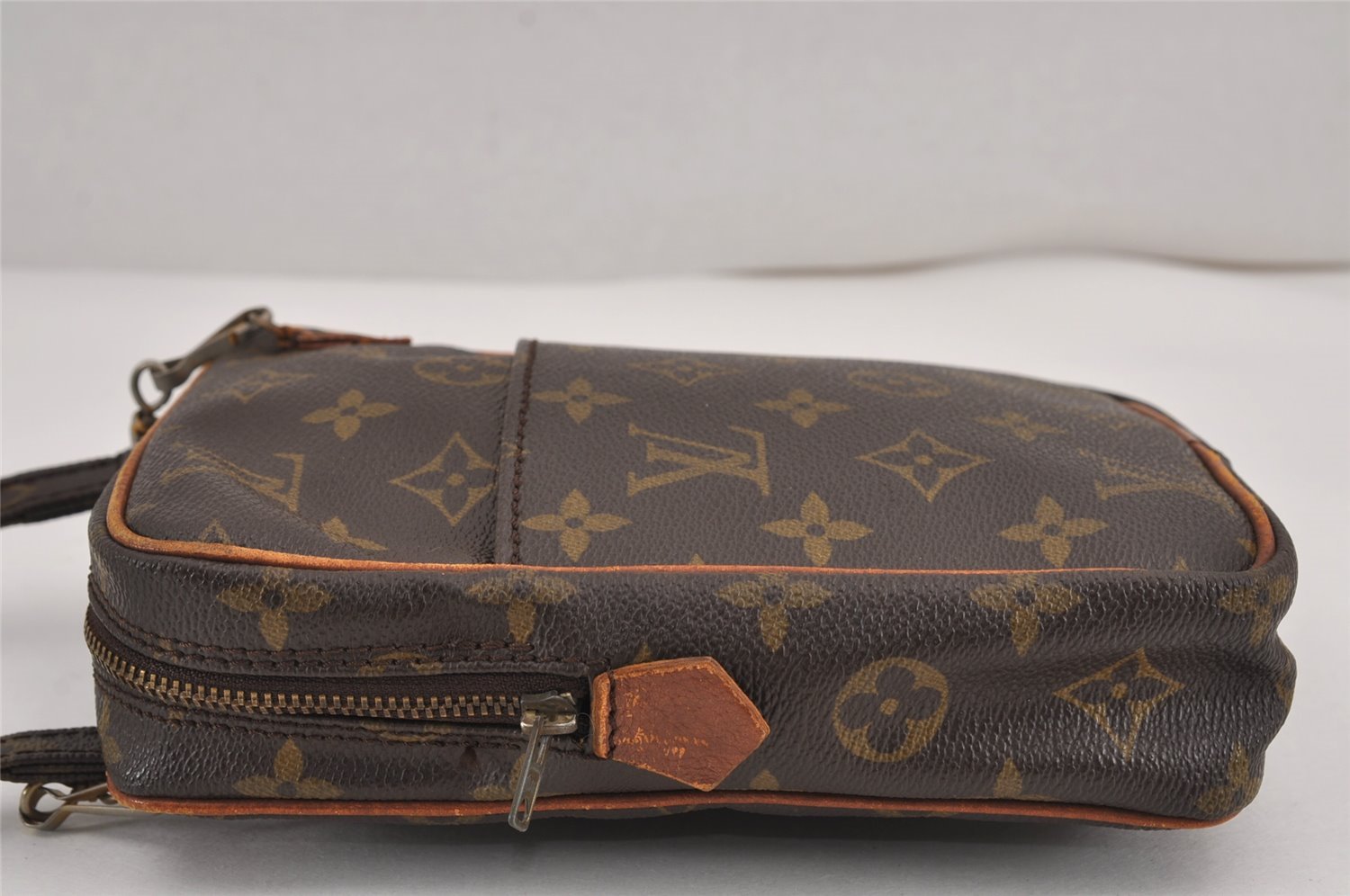 Authentic Louis Vuitton Monogram Danube Shoulder Cross Bag Old Model LV 9278J