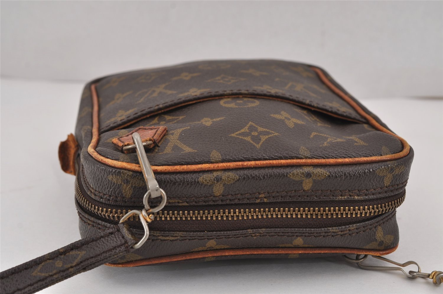 Authentic Louis Vuitton Monogram Danube Shoulder Cross Bag Old Model LV 9278J