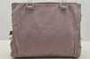 Authentic PRADA Vintage Nylon Tessuto Plastic Hand Bag Purse Purple 9279I