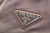 Authentic PRADA Vintage Nylon Tessuto Plastic Hand Bag Purse Purple 9279I