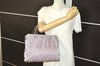 Authentic PRADA Vintage Nylon Tessuto Plastic Hand Bag Purse Purple 9279I