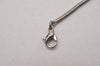 Authentic Christian Dior Silver Tone Chain Pendant Necklace CD 9281I