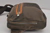 Auth Louis Vuitton Damier Geant Arche Waist Cross Bag Brown M93022 LV Junk 9282J
