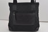 Authentic GUCCI Vintage Shoulder Tote Bag GG Canvas Leather 0190402 Black 9283I