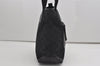 Authentic GUCCI Vintage Shoulder Tote Bag GG Canvas Leather 0190402 Black 9283I