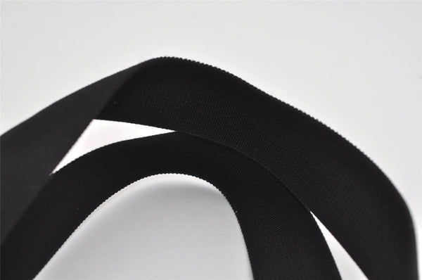 Authentic GUCCI Vintage Shoulder Tote Bag GG Canvas Leather 0190402 Black 9283I