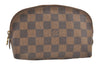 Authentic Louis Vuitton Damier Pochette Cosmetic PM Pouch N47516 LV 9283J